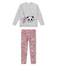 Conjunto Infantil Feminino Trick Nick Cinza
