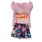 Conjunto Infantil Feminino - Varias Estampas e Cores