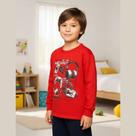 Conjunto Infantil Flanelado Blusa + Calça com Punho Rei Rex