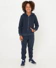 Conjunto Infantil Fleece Capuz Marisa Tam 4 a 10 Azul-53079