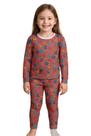 Conjunto Infantil Fleece Estampado Brilha No Escuro Meninas