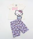 Conjunto Infantil Hello Kitty Sanrio Tam 1 a 3 Roxo-92081