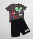 Conjunto Infantil Hulk Marisa Tam 4 a 10 Cinza-86088