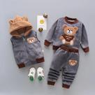 Conjunto Infantil Inverno 3 Peças Urso Com Zíper Alta Qualidade Diversas Cores Conjunto Infantil Inverno 3 Peças Urso Com Zíper Alta Qualidade Diversas Cores
