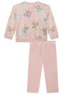 Conjunto Infantil Inverno Feminino Com Jaqueta Fleece E Legging Térmica Kukiê 80058