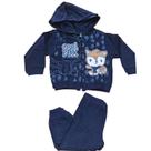 Conjunto Infantil Inverno Preto Raposinha P/M/G