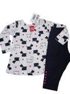 Conjunto Infantil Kyly Dog Manga Longa Feminino - Mescla