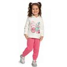 Conjunto Infantil Kyly Menina Casaco e Calça Moletom Peluciado Confortável Moderno Moderno Conjunto Infantil Kyly Menina Casaco e Calça Moletom Peluciado Confortável Moderno Moderno