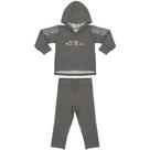 Conjunto Infantil Look Jeans Moletom Mescla - MESCLA - G
