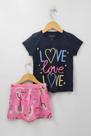 Conjunto infantil love Tam g