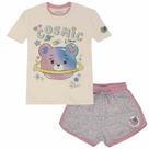 Conjunto infantil m/c cata vento blusa cosmic ursinho cotton + short molecotton Conjunto infantil m/c cata vento blusa cosmic ursinho cotton + short molecotton