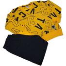 Conjunto infantil m/l cata vento blusão vacation + calça moletom felpado