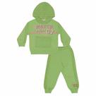 Conjunto infantil m/l cata vento jaquete match c/capuz + calça moletom sem felpa neon Conjunto infantil m/l cata vento jaquete match c/capuz + calça moletom sem felpa neon