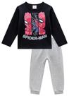 Conjunto infantil manga longa moletom masculino spider-man ref: 54045 Conjunto infantil manga longa moletom masculino spider-man ref: 54045