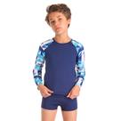 Conjunto Infantil Manga Longa UV 50+ Raglan