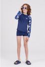 Conjunto Infantil Manga Longa UV 50+ Summer Marinho