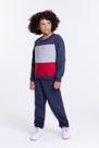 Conjunto Infantil Marinho com Recortes Mocinho