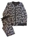 Conjunto Infantil Masculina Bomber ML + Bermuda Perfect Boys