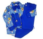 Conjunto Infantil Masculino Baby Shark Manga Longa e Calça - Modelo 3