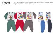 Conjunto Infantil Masculino Blusa e Calça Moletom 1 ao 3