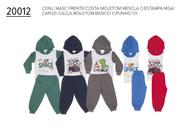 Conjunto Infantil Masculino Blusão e Calça Moletom 1 ao 3