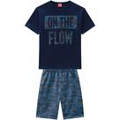 Conjunto Infantil Masculino Camiseta + Bermuda Kyly