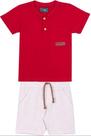Conjunto Infantil Masculino Camiseta e Bermuda Flocada Bebê Verão 7508 Conjunto Infantil Masculino Camiseta e Bermuda Flocada Bebê Verão 7508