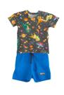 Conjunto Infantil Masculino Camiseta e Short Dino - Ladoo