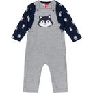 Conjunto Infantil Masculino Camiseta + Jardineira Kyly