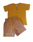 Conjunto Infantil Masculino Camiseta MC + Bermuda Sarja Angerô