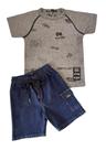 Conjunto Infantil Masculino Camiseta MC e Bermuda ioLuig!