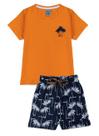 Conjunto Infantil Masculino Coqueiros Laranja 409 - Keki Boys