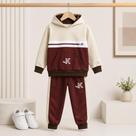 Conjunto Infantil Masculino De Frio Moletom Menino 2 ou 3 Peças Casaco E Calça Com Camiseta 02 A 12