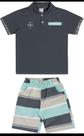 Conjunto infantil masculino de malha/rec eco Conjunto infantil masculino de malha/rec eco