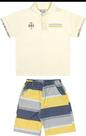 Conjunto infantil masculino de malha/rec eco Conjunto infantil masculino de malha/rec eco