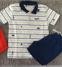 Conjunto infantil masculino listra