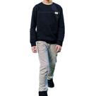 Conjunto Infantil Masculino Luc.Boo Moletom Comfy Preto