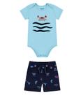 Conjunto Infantil Masculino Mar Trick Nick Azul - Trick Nick Baby