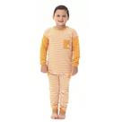 Conjunto Infantil Masculino Menino Manga Longa Estilo Pijama Moda Inverno