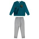 Conjunto Infantil Masculino Moletom Estampado em Algodão Malwee