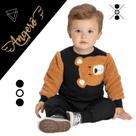 Conjunto Infantil Masculino Moletom Felpado/Pelo Teddy Urso Angerô