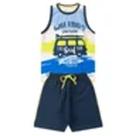 Conjunto Infantil Masculino Regata e Bermuda