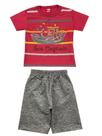 Conjunto Infantil Masculino Sea Captain - Lual Kids - Carmim/Veneza Grafite