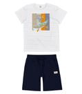 Conjunto Infantil Masculino West Trick Nick Branco