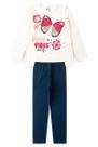 Conjunto Infantil Meia Estação Menina Borboleta - GKS Conjunto Infantil Meia Estação Menina Borboleta - GKS