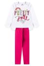 Conjunto Infantil Meia Estação Menina Pretty Smile - GKS Conjunto Infantil Meia Estação Menina Pretty Smile - GKS