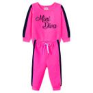 Conjunto Infantil Menina Bebe Blus Jogger Moletom Mini Diva