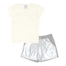 Conjunto Infantil Menina - Bege - 52325-1271