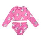 Conjunto Infantil Menina Blusa Calcinha Proteção Solar Praia