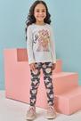 Conjunto Infantil Menina Blusa e Legging em Flytech Kukiê
